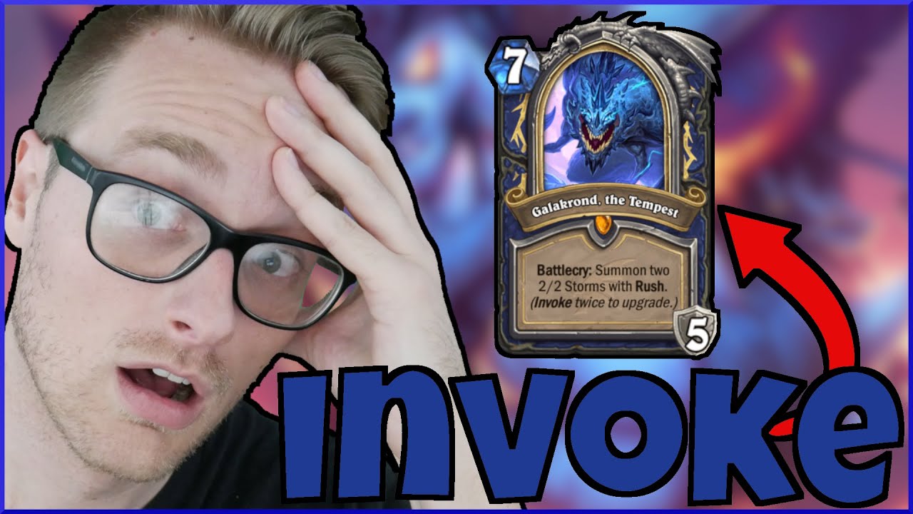 Hearthstone | INVOKE is BROKE (Farms Aggro!) | Wild Galakrond Evolve Shaman | Descent of Dragons