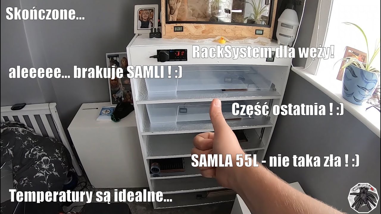 #30 RackSystem - Skończone! Temperatury OK! - ArthropodaPL