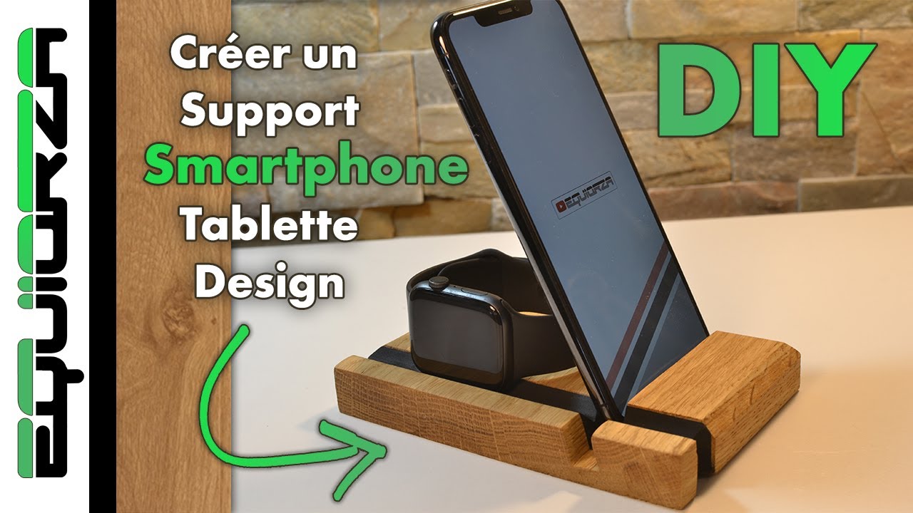 IPHONE IPAD - Création d'un support Design ! - DIY phone stand