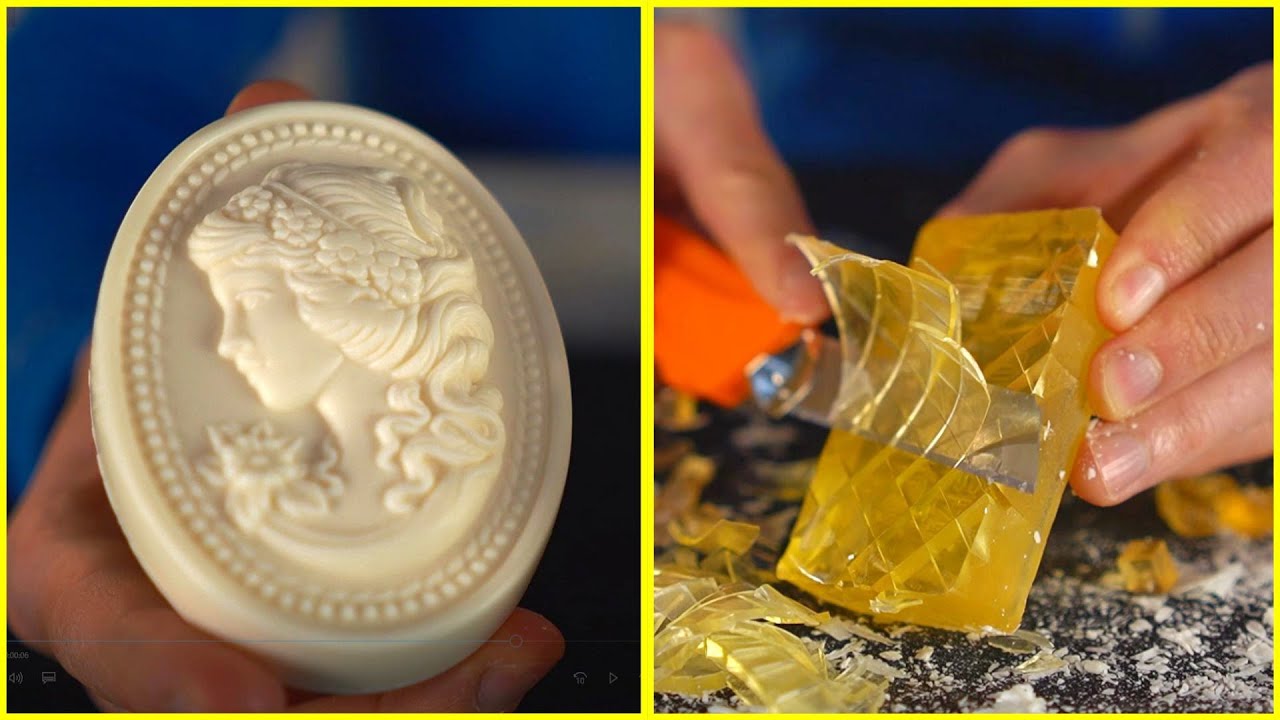 ASMR Did I get better at soap carving?