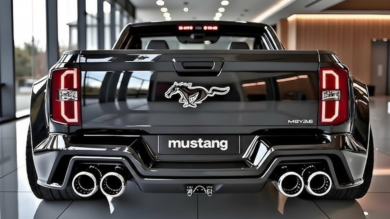 Пикап Ford Mustang 2026 года потрясает мир – мощь двигателя V8 сочетается с безумием маслкара!