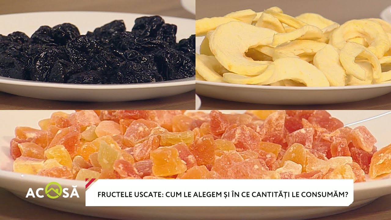 Fructele uscate. Cum le alegem corect şi care NU sunt recomandate de nutriţionişti