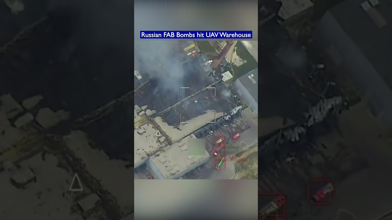 Russian Su-34M Strikes Drone Warehouse in Kharkiv