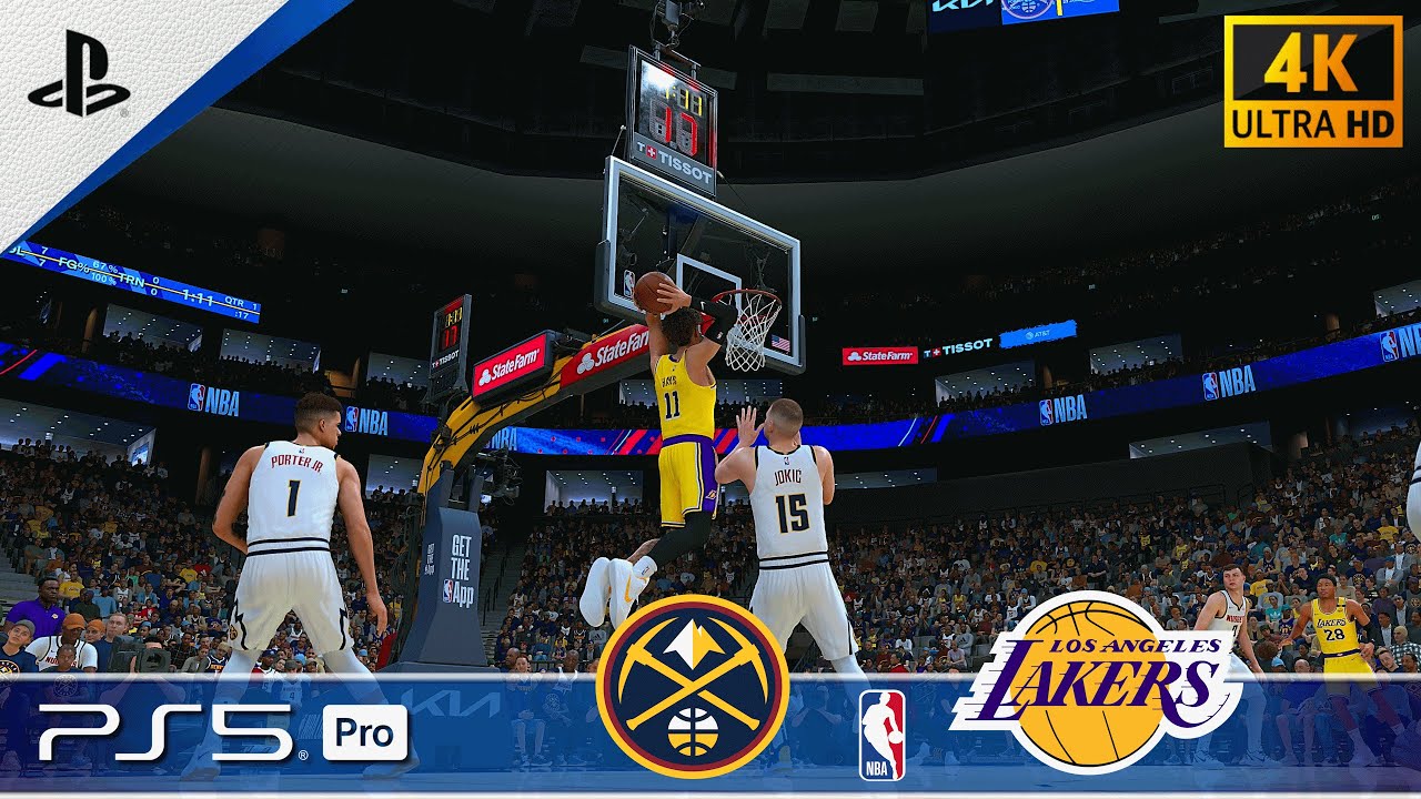(PS5 Pro) NBA 2K25 | Nuggets vs. Lakers - PS5 Pro [4K 60FPS] Gameplay