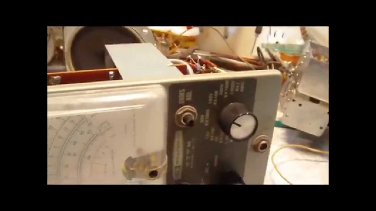 DERB - Heathkit IM 11 VTVM - Initial testing