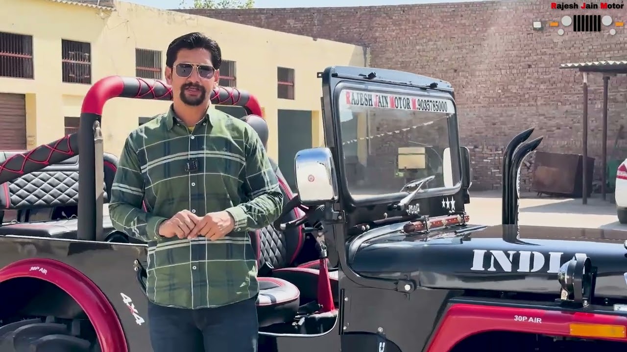 JALPAIGURI, West Bengal se Amineur Islam ke liye banaya modified jeep