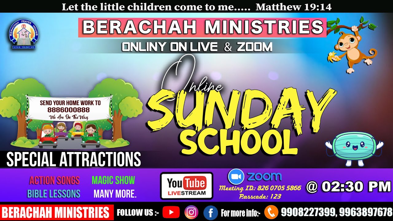 Sunday school | Bible Stories for Kids About Peace | 23-01-2022 | Pastor Joshua | Pastor Caleb