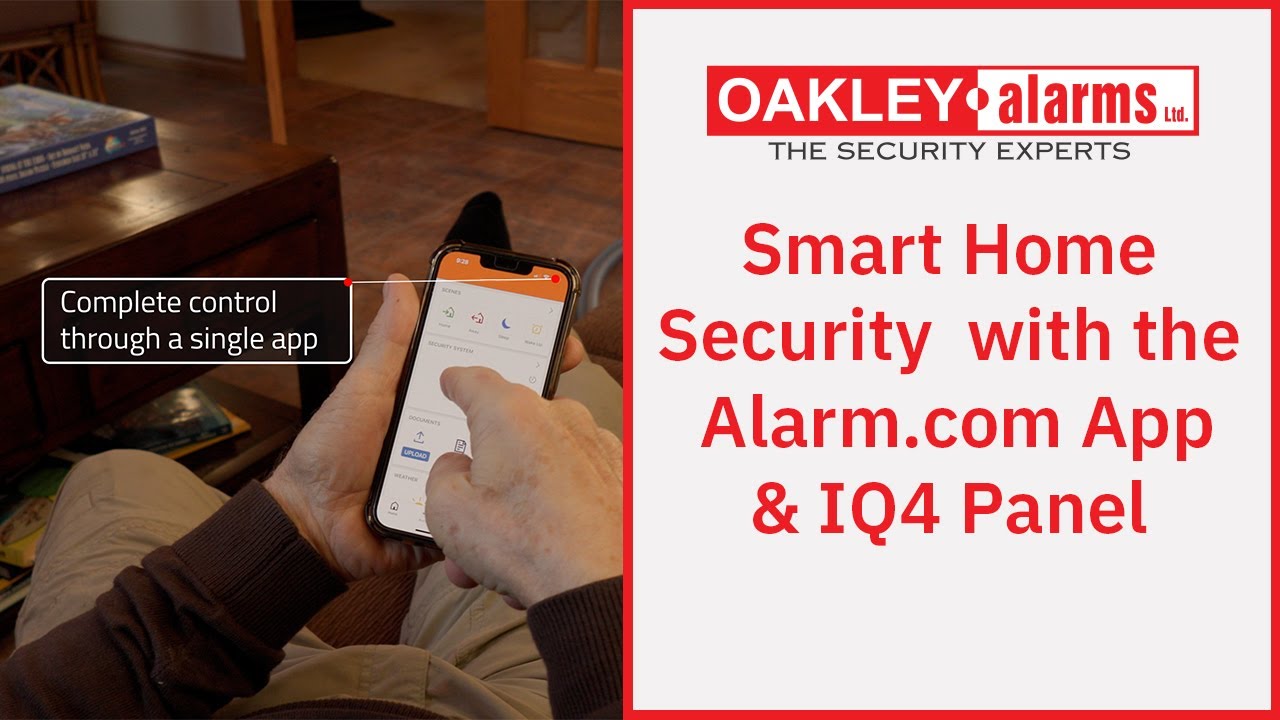 Smart Home Security Winnipeg | IQ4 Panel & Alarm.com App by Oakley Alarms