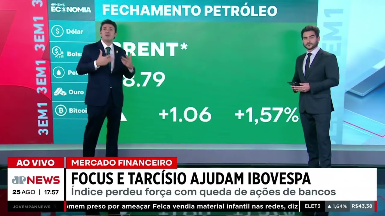 Ibovespa fecha est&aacute;vel com Focus, Tarc&iacute;sio e bancos: Fechamento Touro de Ouro