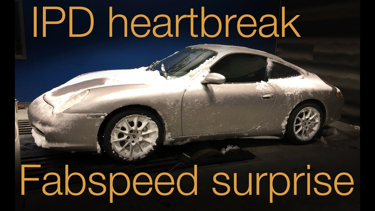 Porsche 996 911 Carrera dyno IPD Competition Plenum FABspeed X-Pipe