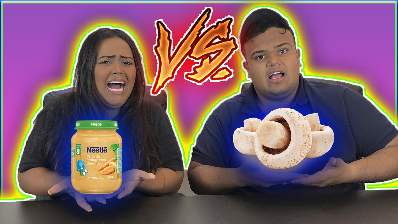 TEM QUE COMER COMIDAS RUINS !!! (CHALLENGE)