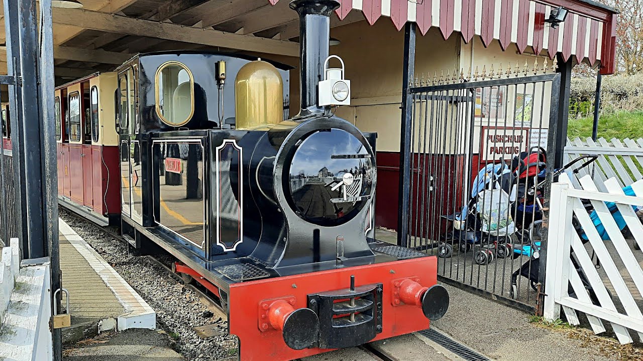 MERLIN 0-4-0 SO DH on WICKSTEED PARK RAILWAY, Barton Seagrave Northamptonshire 24th April 2021