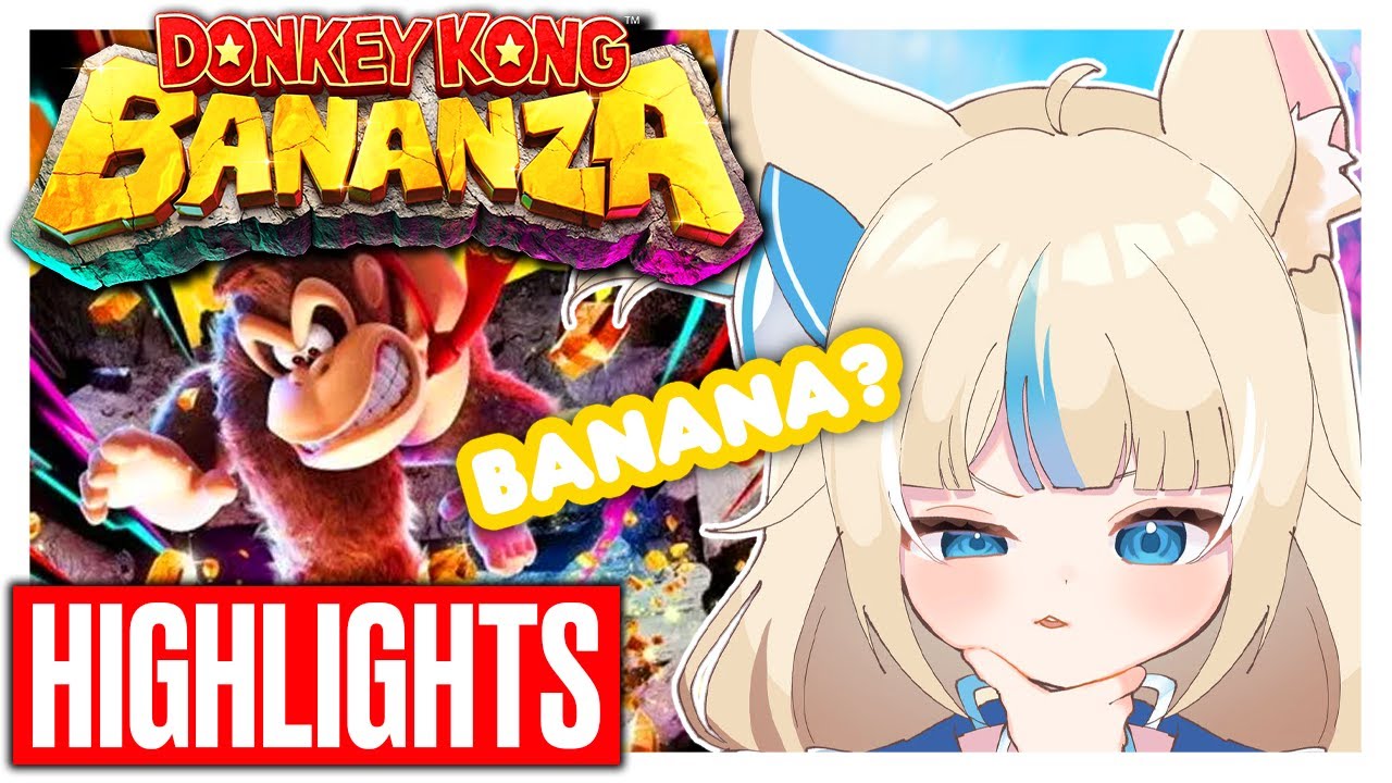 Saba plays Donkey Kong Bananza! (Highlights)