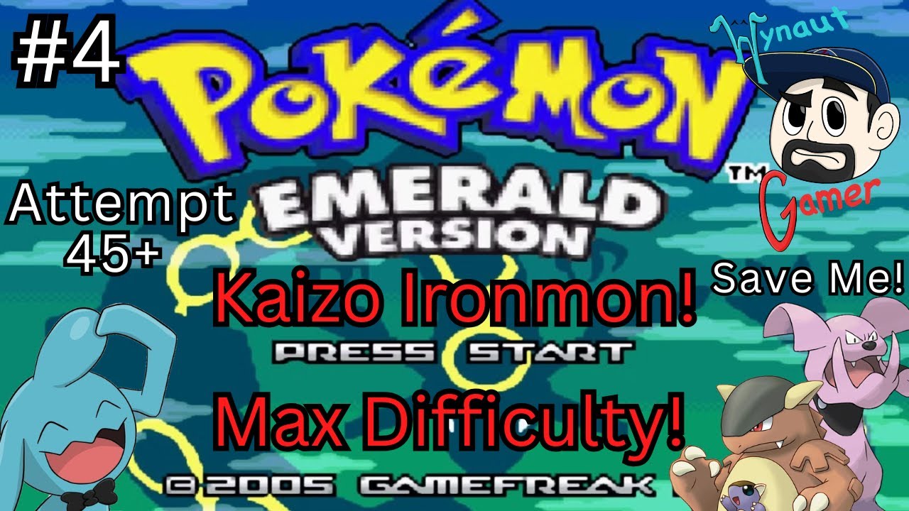 Pokemon Emerald Kaizo Ironmon! Max Difficulty! Day #4
