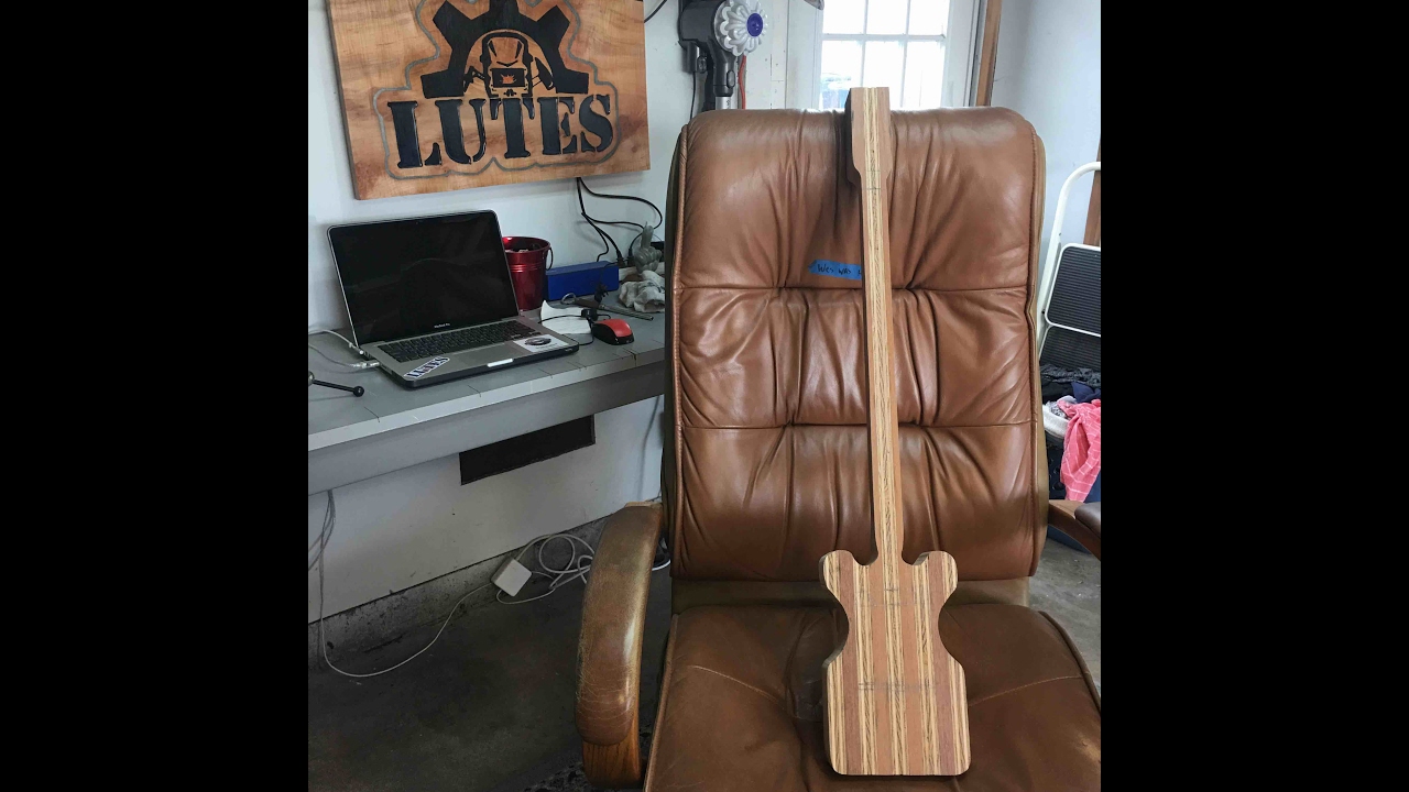 Solid body 3 string guitar DIY