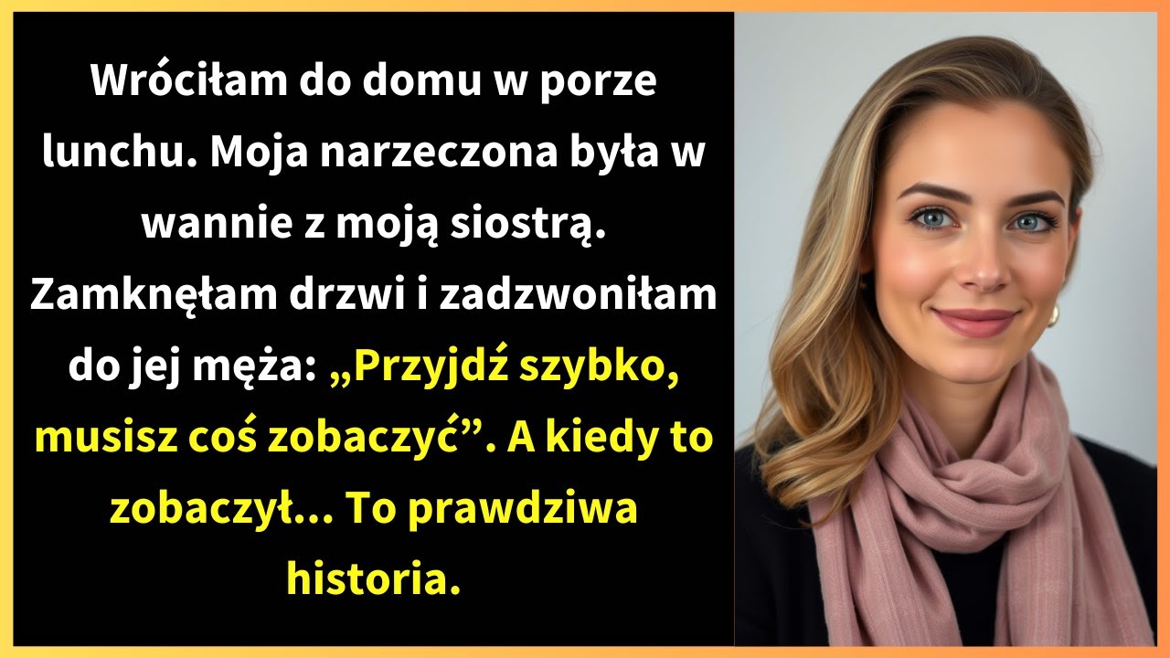 Wróciłam do domu w porze lunchu. Moja narzeczona była w wannie z moją siostrą.