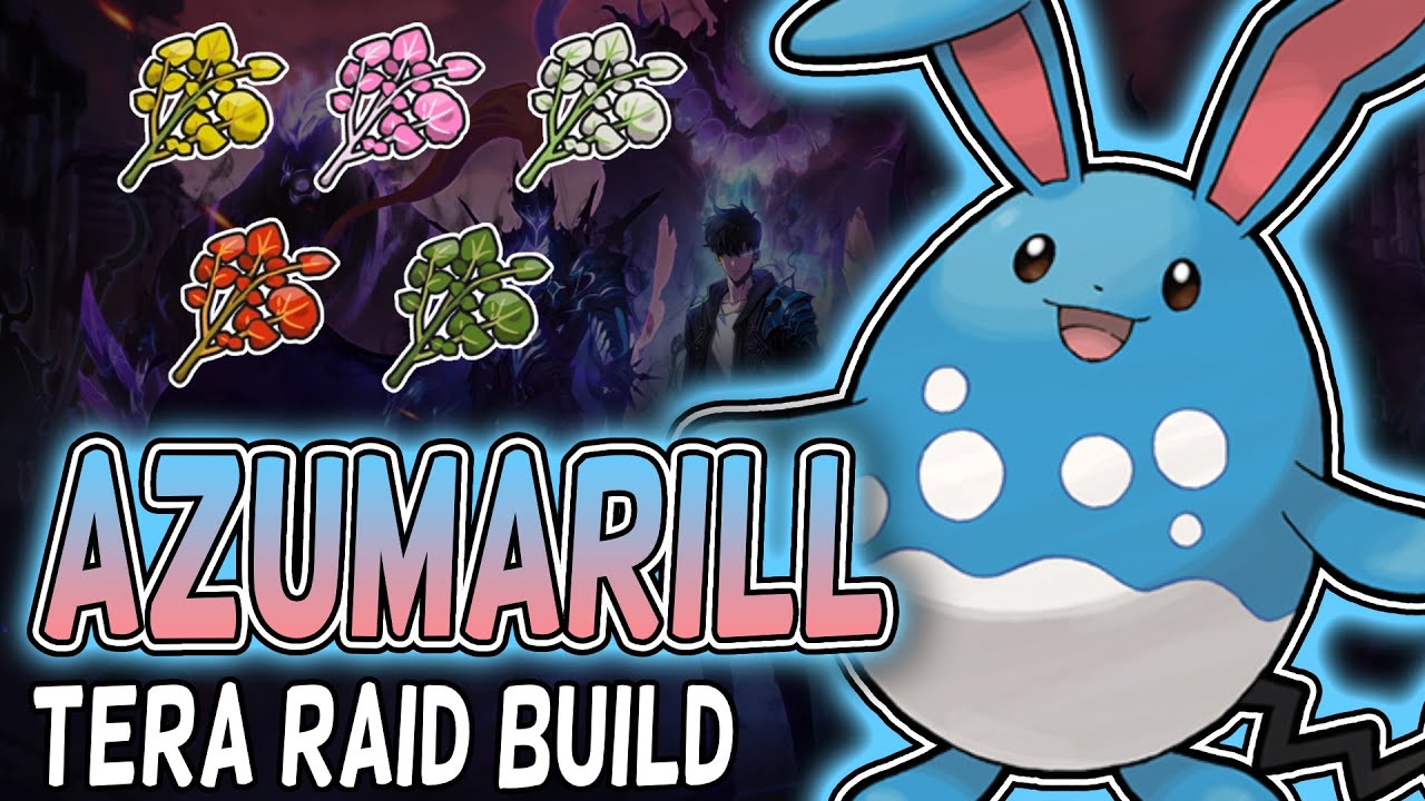 BEST Azumarill (fairy) Build For Raids In Pokemon Scarlet And Violet