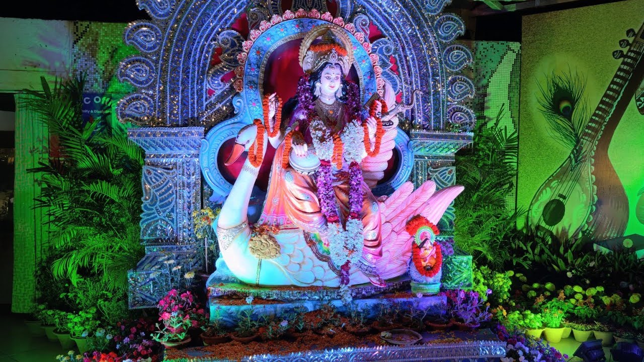 Saraswati Puja Celebration at KIIT Campus | 2026 🌼