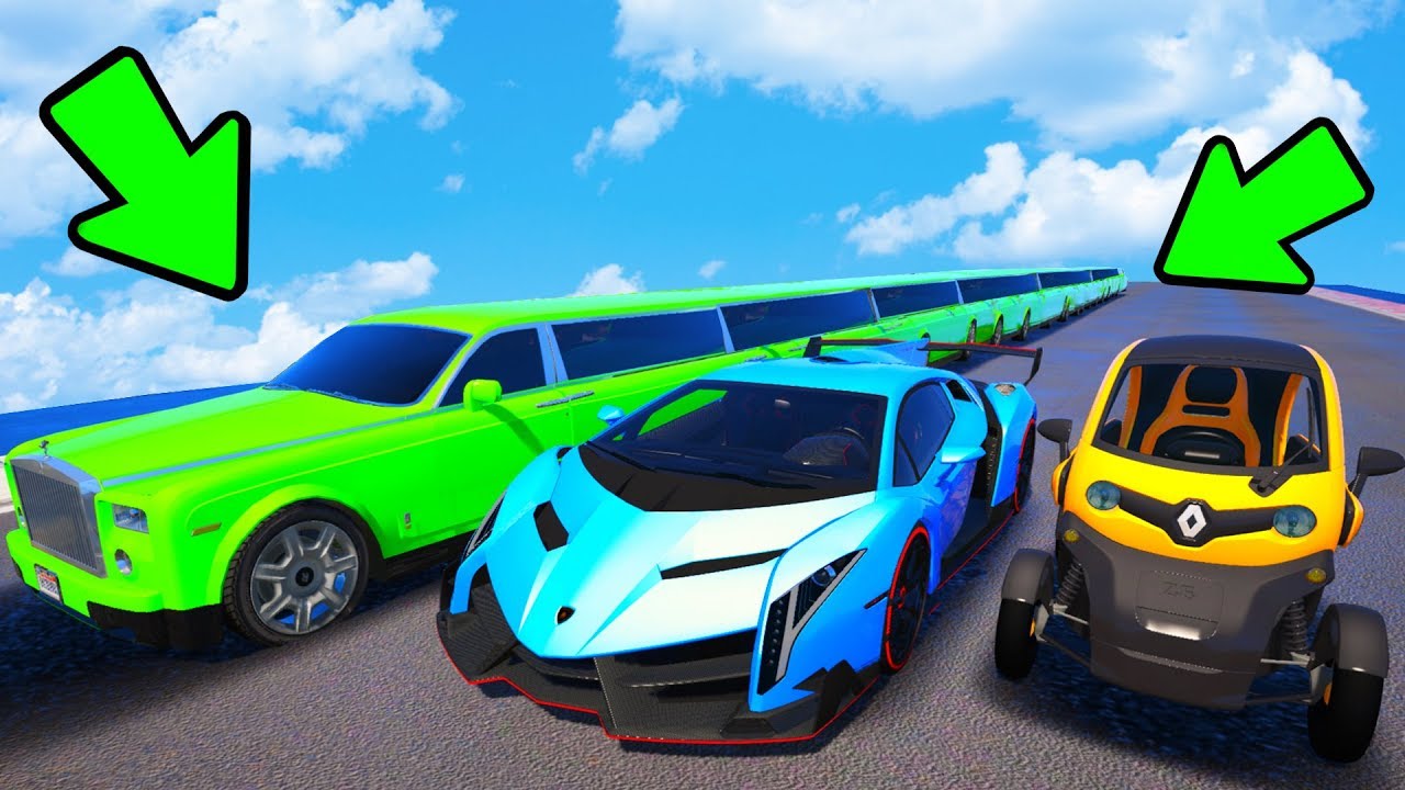 БИТВА РАНДОМА В ГТА 5 ОНЛАЙН! КОМУ ДОСТАНЕТСЯ САМЫЙ ДЛИННЫЙ ROLLS-ROYCE В GTA 5?