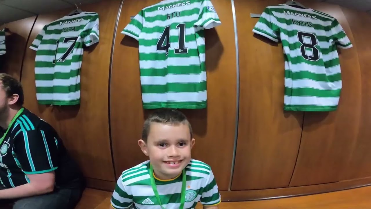 Celtic Park Tour & Stadium Walk | July 2022. Green Brigade TIFO - YNWA & Champions League