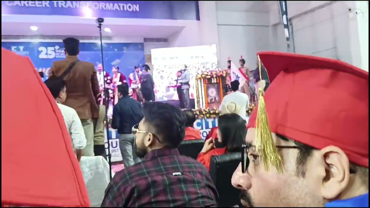 Convocation of Ph.D degree moment's