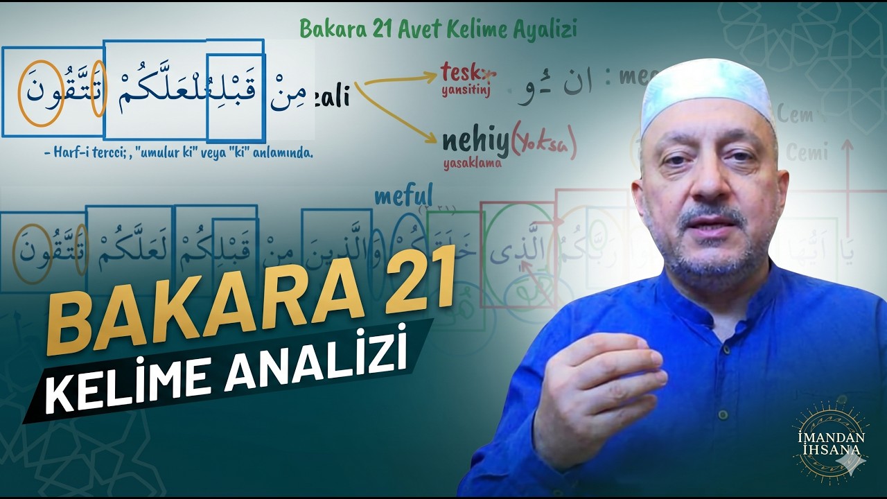 21.Ayet BAKARA SURESİ KELİME ANALİZİ (TAHLİL) | Kuran Arapçası Dersleri #kuran #arapçadersleri