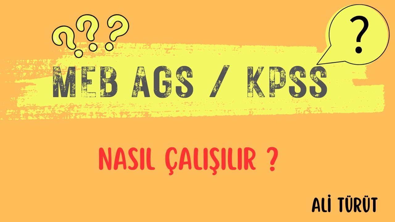 MEB AGS & KPSS Tarih: Nereden Başlamalı? Plan, Soru Dağılımı, Deneme Stratejisi (tarih KPSS)