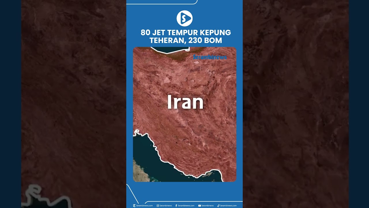 Serangan Gila Israel 80 Jet Tempur Kepung Teheran, 230 Bom Rontokkan Basis Rudal IRGC
