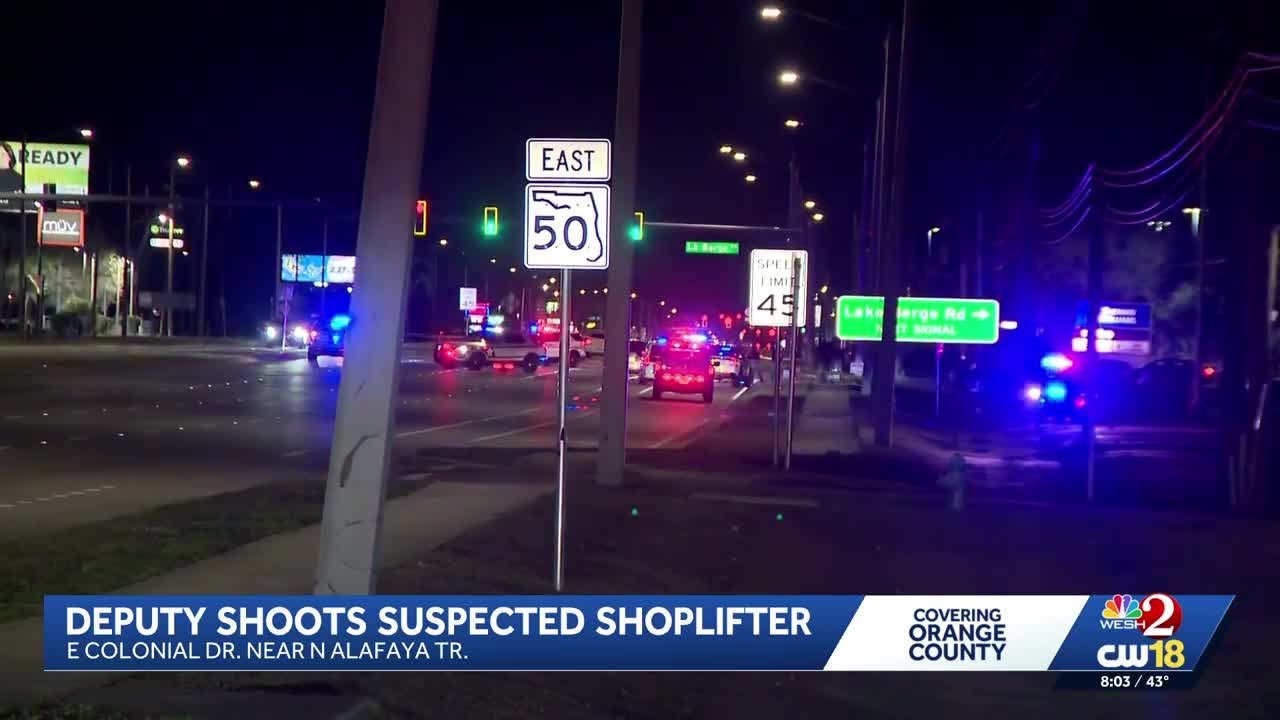 Deputy shoots man accused of shoplifting at Orlando Walmart, sheriff's office says