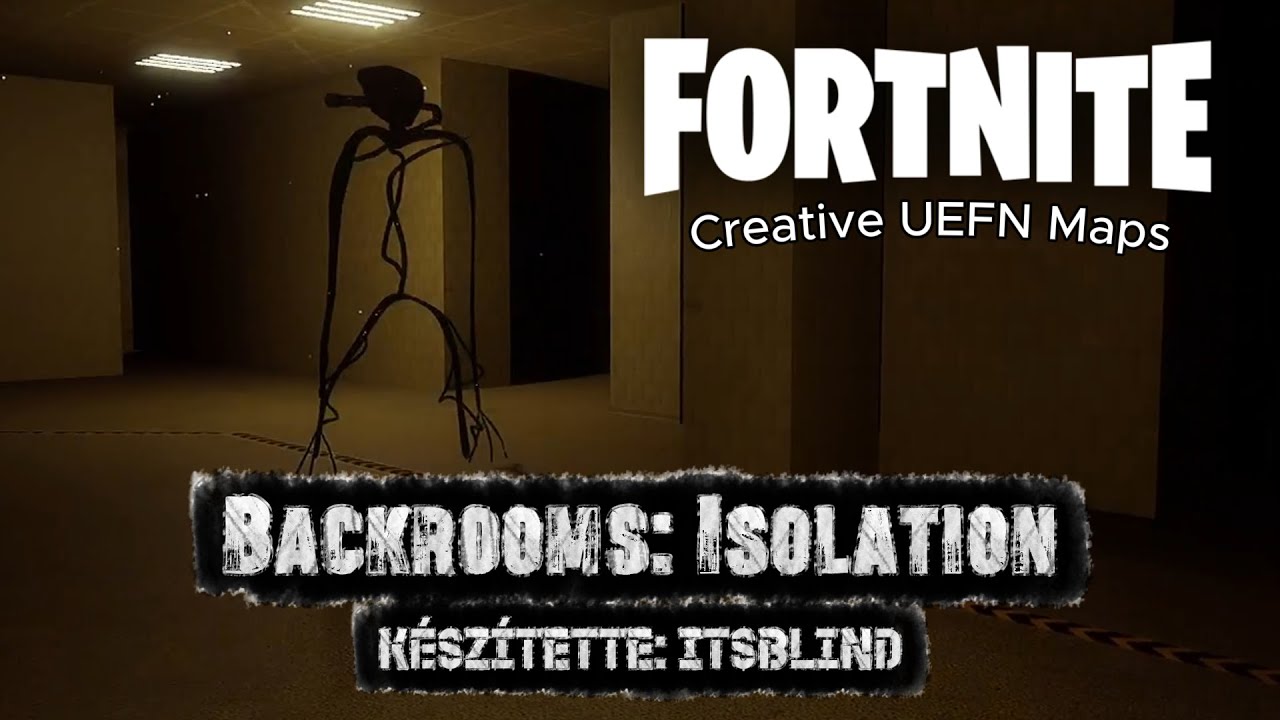 😱 Hes, a Dubstep szörny 😱 Fortnite Creative UEFN Maps 💀 Backrooms: Isolation 💀 PC