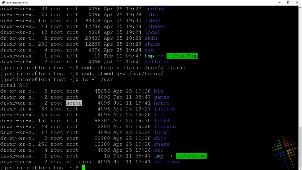 Создание групповых папок для пользователей Linux 2: Создание каталогов и настройка прав доступа