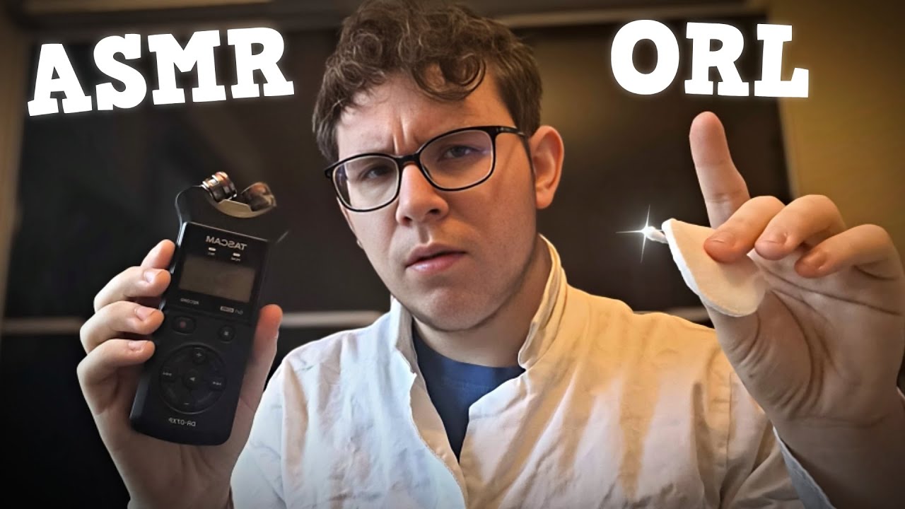 TEST D'AUDITION et NETTOYAGE des OREILLES chez l'ORL 👂- ASMR FR