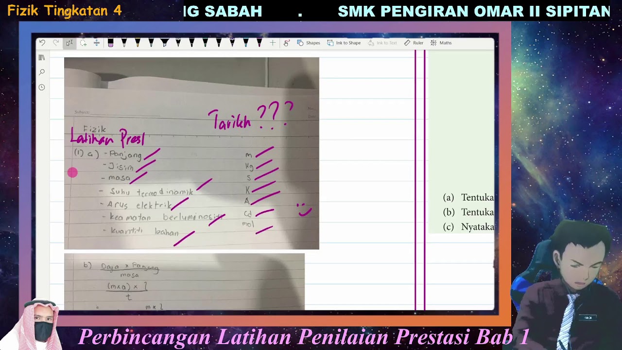 Perbincangan Latihan Penilaian Prestasi Bab 1