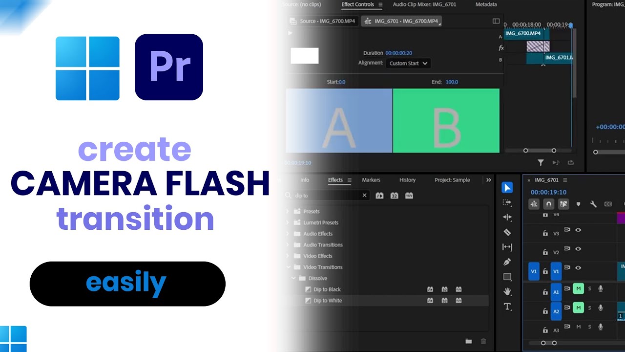 How to Create Camera Flash Transition on Premiere Pro