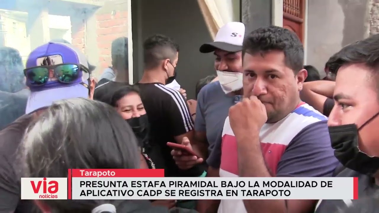 Presunta estafa piramidal bajo la modalidad de aplicativo CADP se registra en Tarapoto