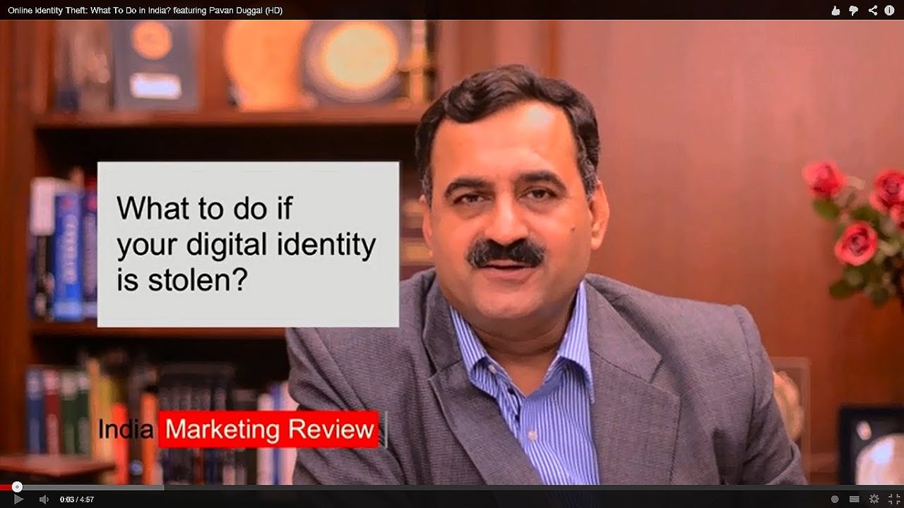 Online Identity Theft: What To Do in India? featuring Pavan Duggal (HD)