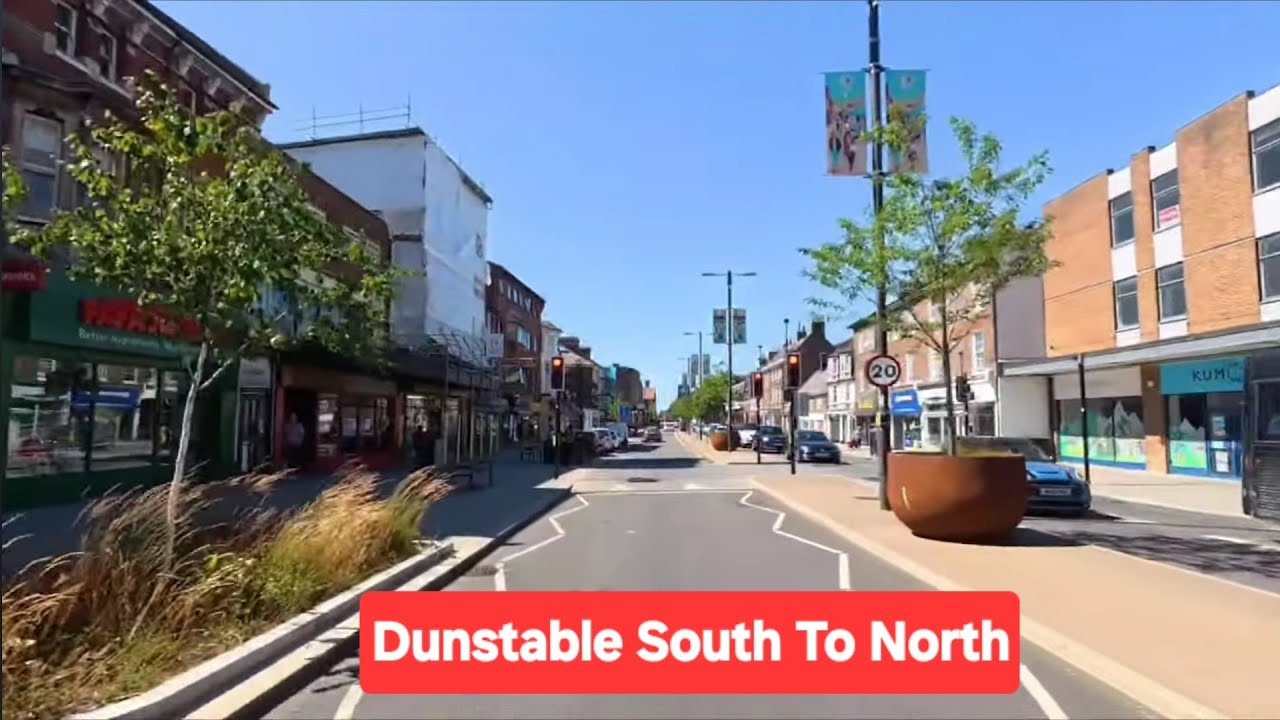 A drive through Dunstable from south to north.