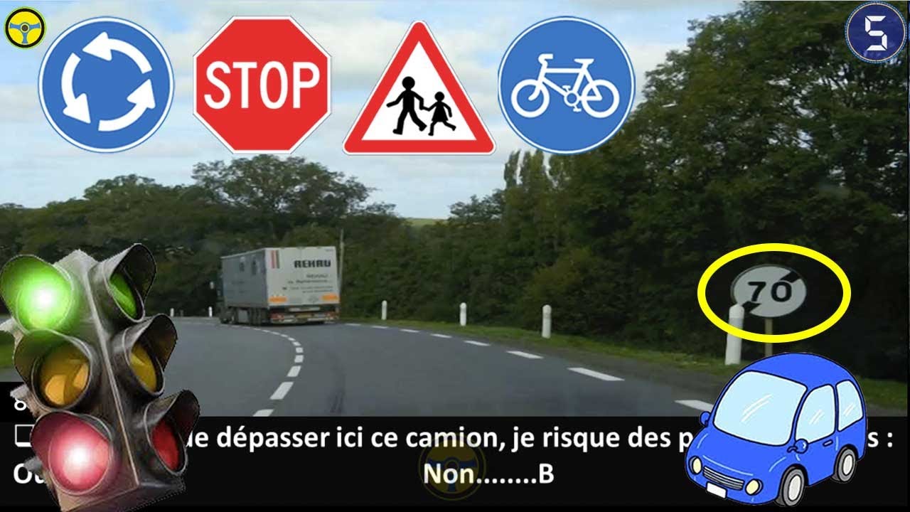 nouveau code de la route 2022 🚦 permis de conduire France 2021 😍 test #1 @code_de_la_route