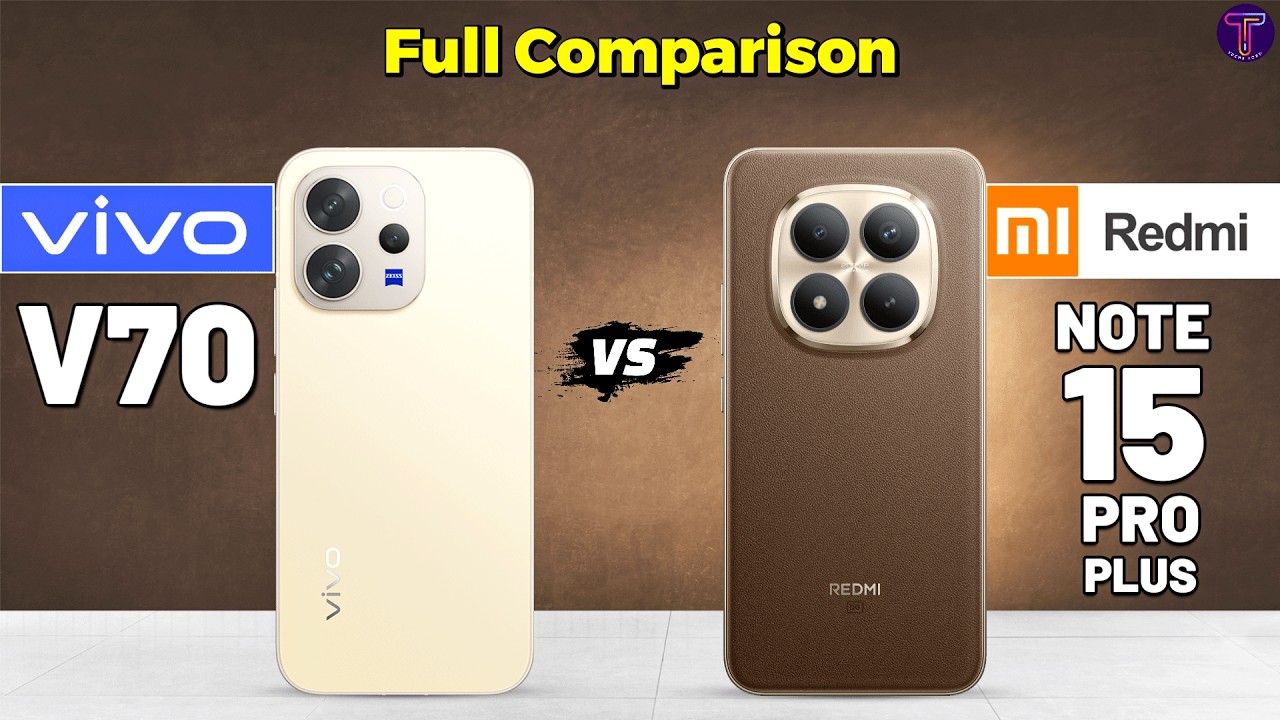 Vivo V70 vs Redmi Note 15 Pro Plus : Full Comparison 🤔❓