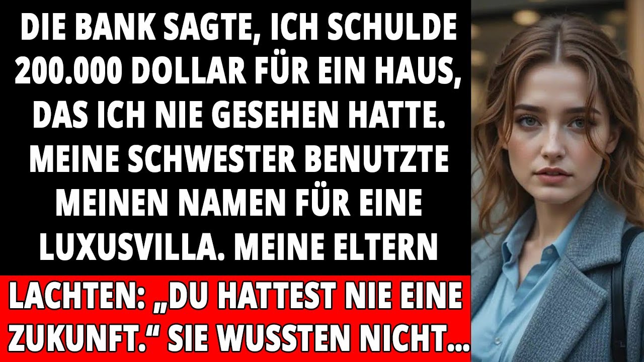 Sie nahm 200.000 \$ auf meinen Namen – und meine Eltern flehten mich an, nichts zu sagen.