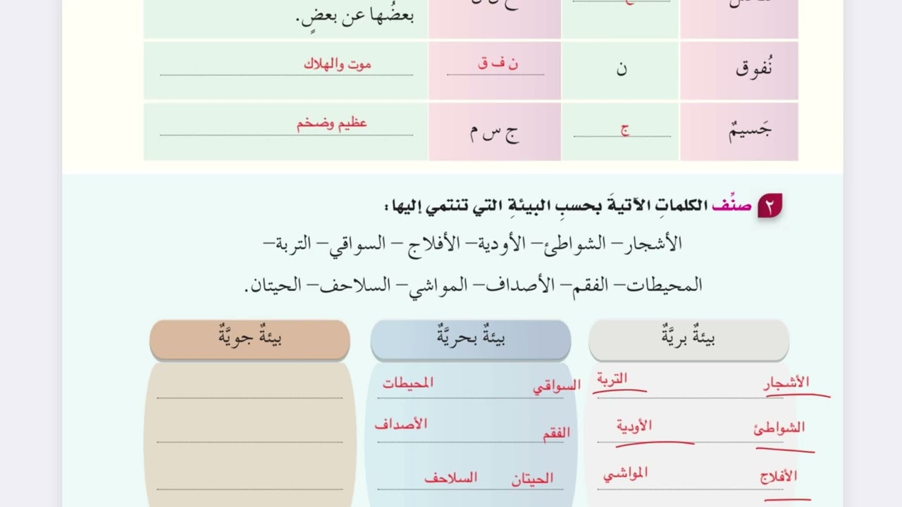 الصف السادس درس (هل من حل لهذه المشكلة) مادة لغتي الجميلة المنهاج العماني الفصل الثاني