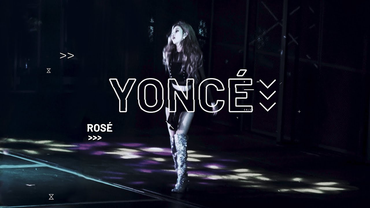 180816 BLACKPINK ROS&Eacute; 로제 Japan Arena Tour Fukuoka (Day1) 직캠 - YONC&Eacute;