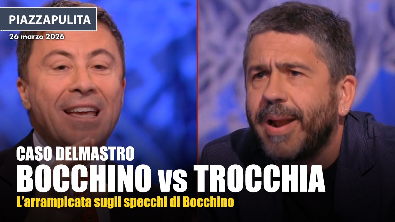 Nello Trocchia vs Italo Bocchino sulle dimissioni di Delmastro