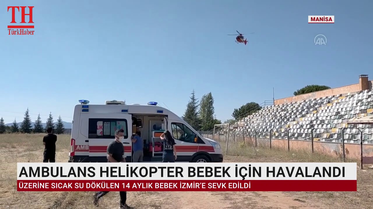 AMBULANS HELİKOPTER BEBEK İÇİN HAVALANDI