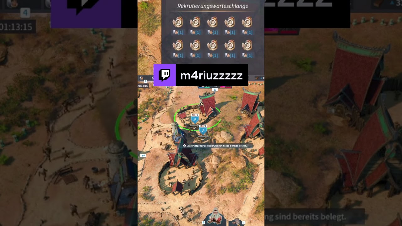 Siedler 8 UPDATE recruit immediately | m4riuzzzzz auf #Twitch #Siedler 8 #New allies #siedler