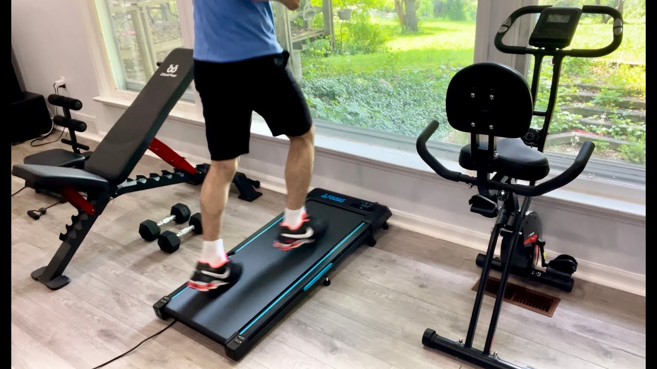 FOUSAE  Walking Pad with Incline,  3 in 1 Treadmill