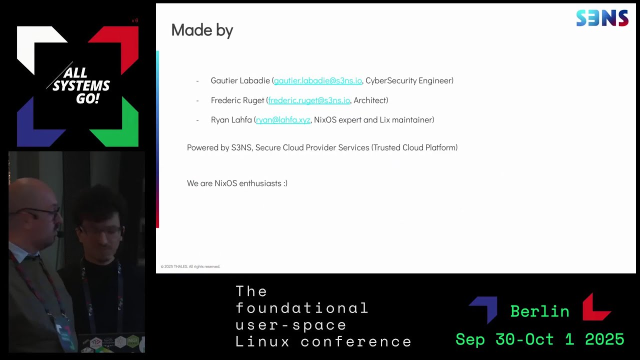 A terminal for operating clouds: administering S3NS with image-based NixOS