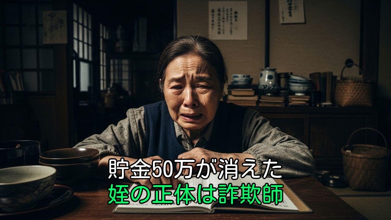 年金15万、貯金50万が3か月で2万に…姪の正体と非情な結末