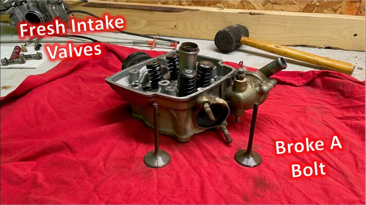 Putting New Intake Valves In The 450