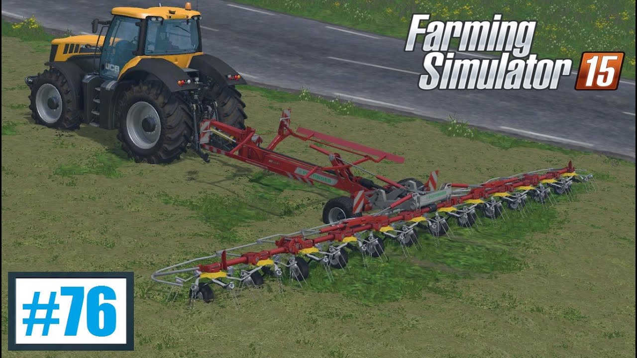 Praca na łące (Farming Simulator 15 #76), gameplay pl